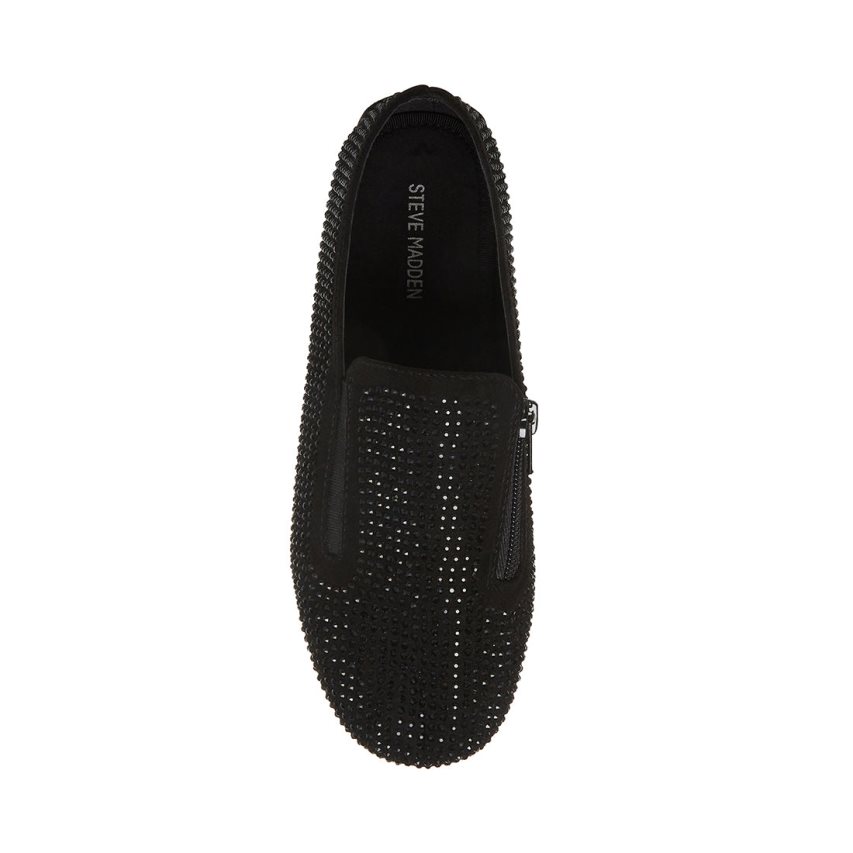 Black Steve Madden Acaviar Kids' Loafers | PH 2490OCJ